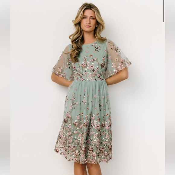 Baltic Born | Dresses | Baltic Born Tulle Duchess Dress Sage Garden ...